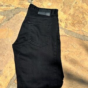 Mens Calvin Klein Slim straight Jeans Size 33 Waist Black